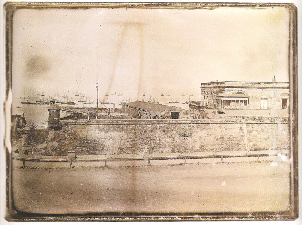 Fuerte de Buenos Aires. Daguerrotipo 1852-1854