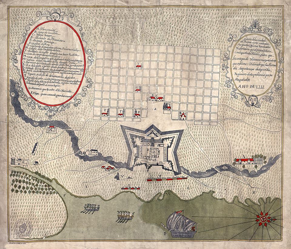 Plano de Buenos Aires -1713